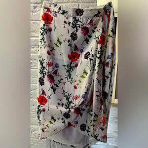 NWT TED BAKER LONDON FLORAL WRAP SKIRT